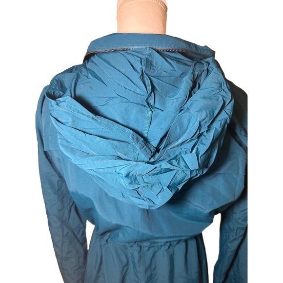 NWT Spiritual Gangster Womens M Teal Blue Natasha Jacket Drawstring Sporty - Picture 5 of 7